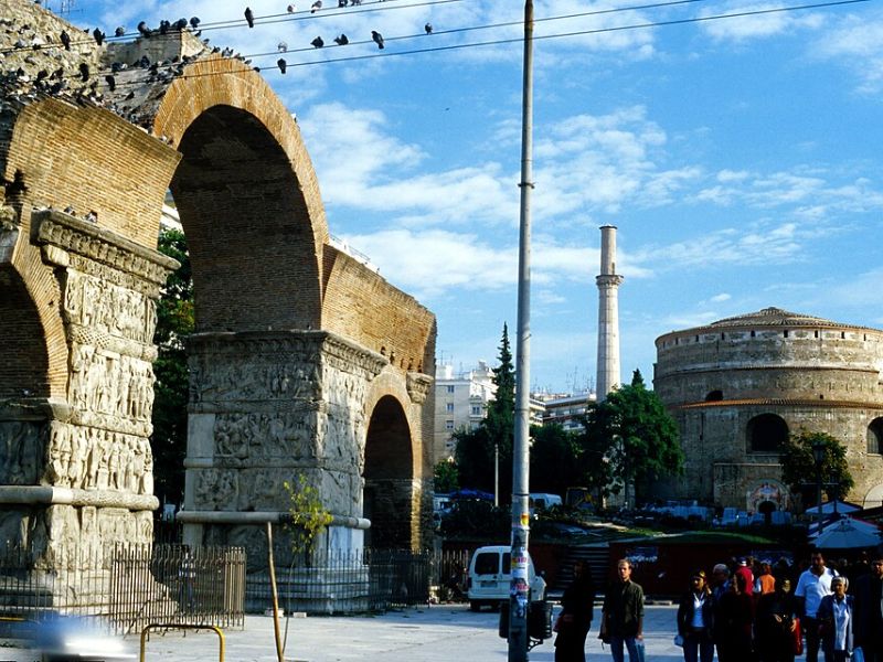 Galerius Palace Complex in Thessaloniki – Arch of Galerius and Rotunda