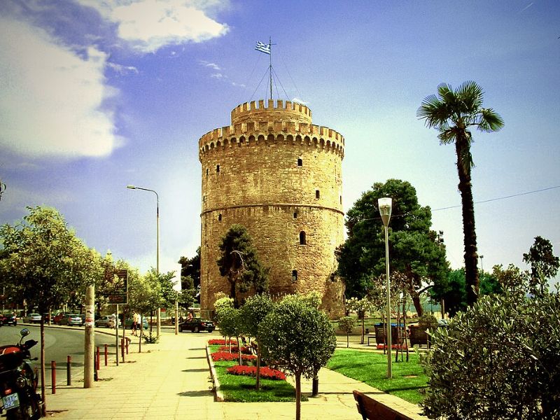 Ottoman Thessaloniki – White Tower on the Thessaloniki waterfront