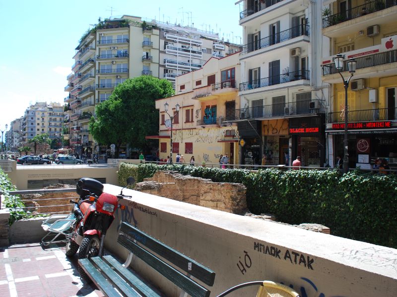 Galerius Palace Complex in Thessaloniki – archaeological remains in the modern city
